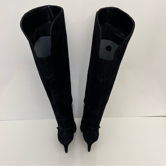 VINCE CAMUTO Seselti Suede Over The Knee Boot in Black NEW - Picture 9 of 16